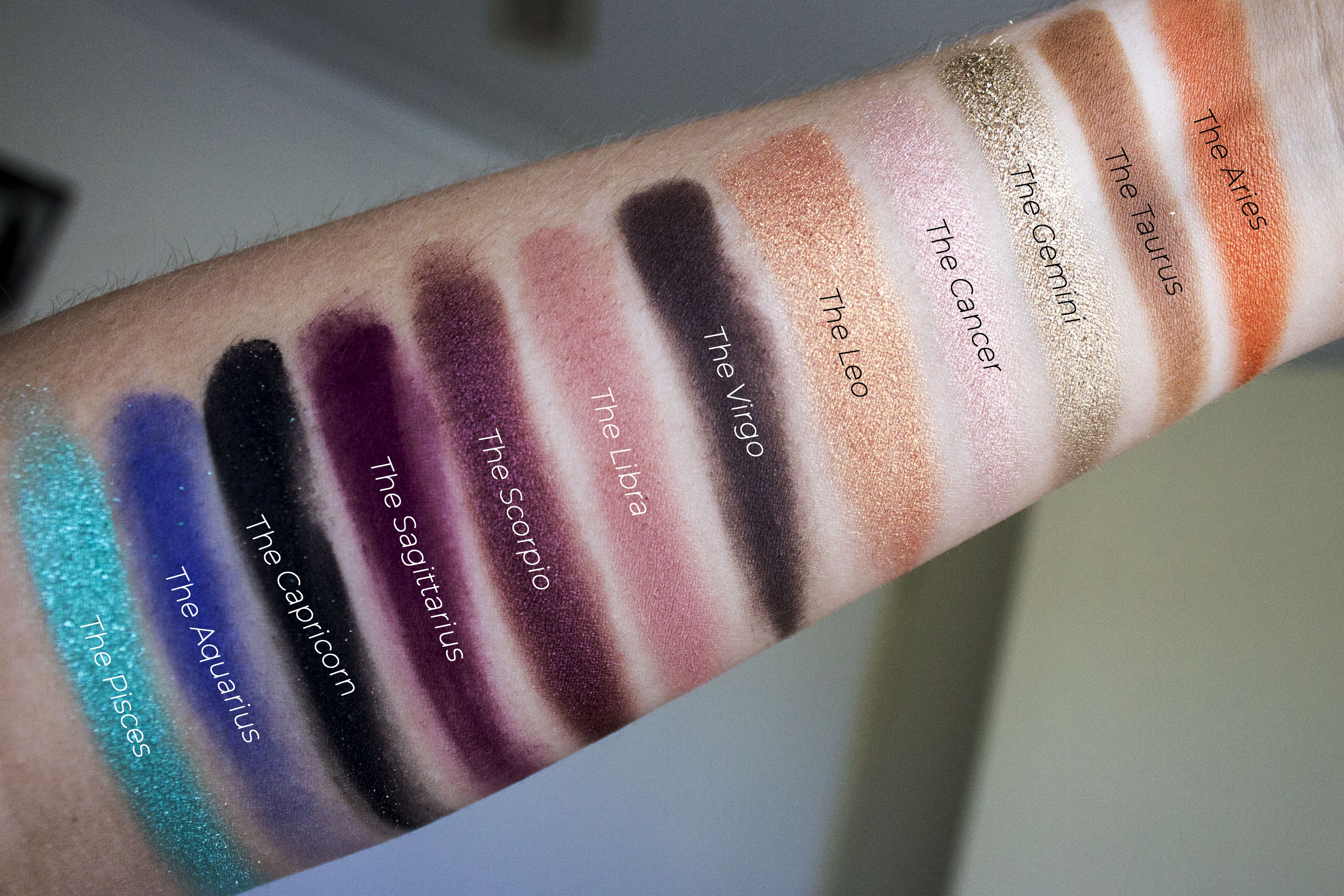 zodiac swatches